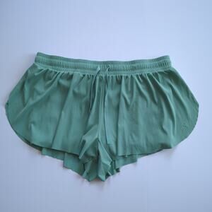 LAB JOY Mint Green Athletic Shorts XXL Athleisure Pilatescore